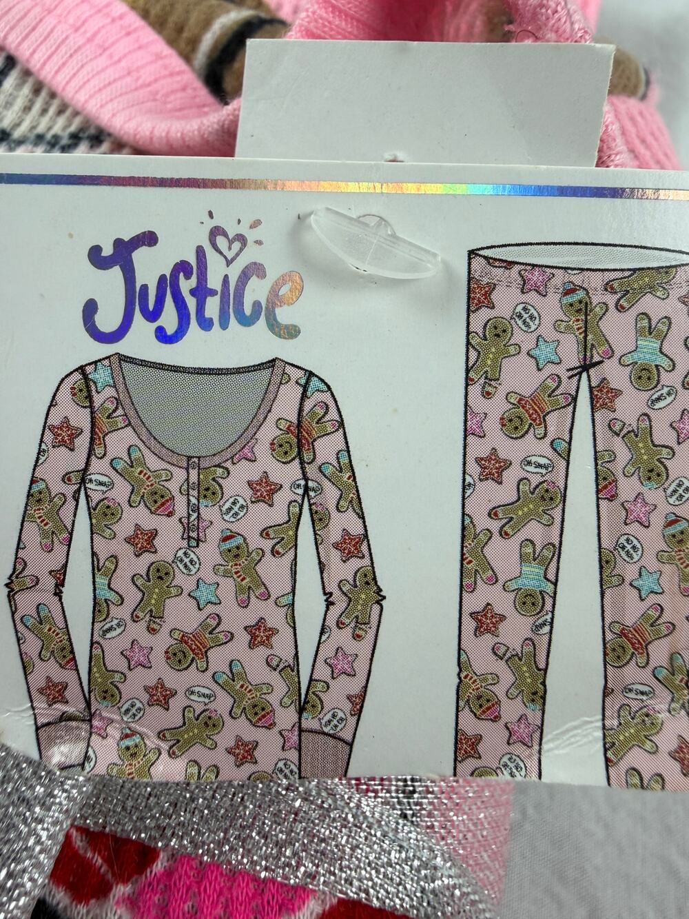 Justice 2 piece Pajama set 14 16 New